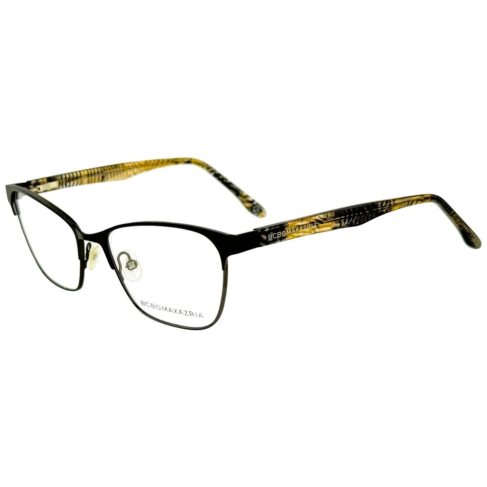 BCBG Maxazria Maeve Womens Metal Eyeglass Frame Gunmetal 51-16 Spring Hinges